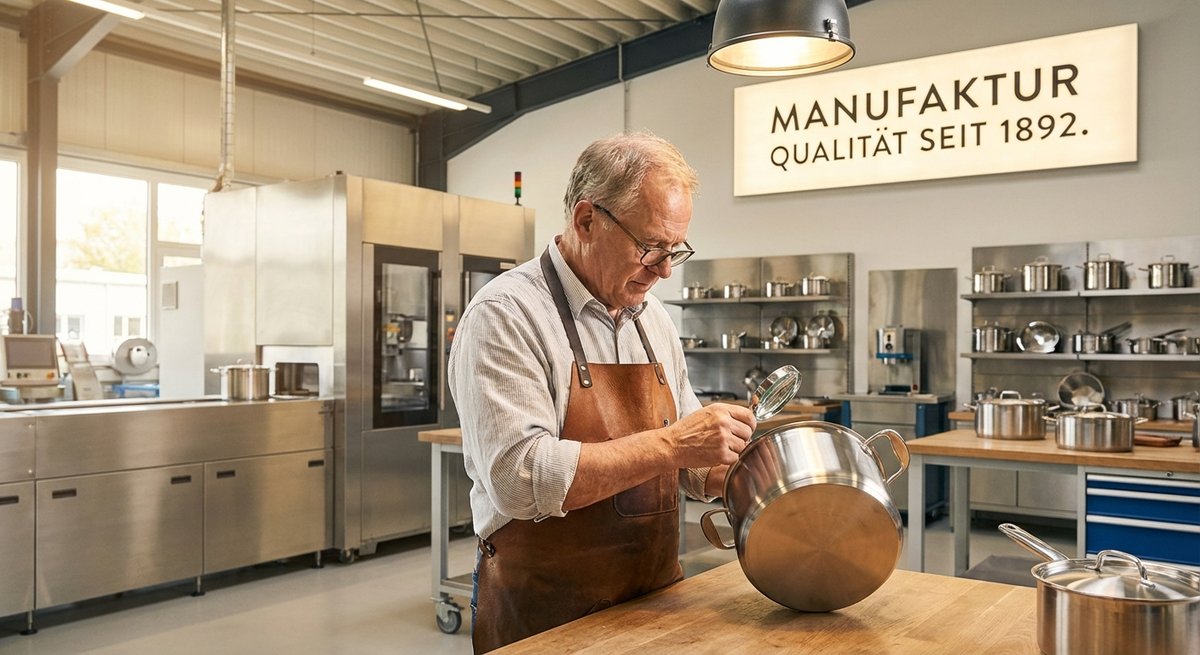 Artigianato e qualità tedesca nella produzione Berndes